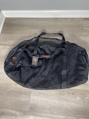 Akona Black Mesh Gear Bag - Lightweight Duffle